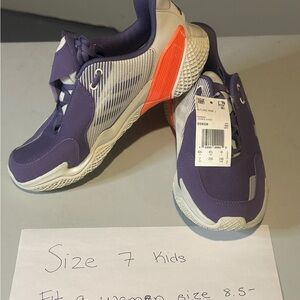 adidas Kids Purple and Orange Sneakers